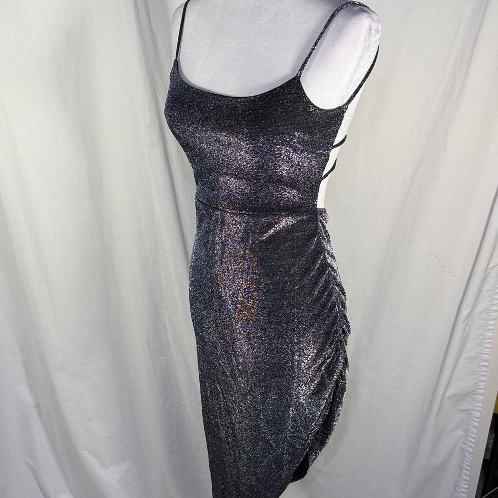Rue21 Shimmering Black Backless Dress